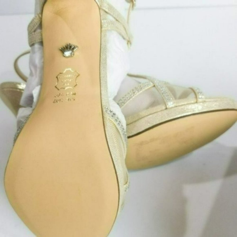 Nina Blossom Embellished Sandals -6.5 - Picture 9 of 10